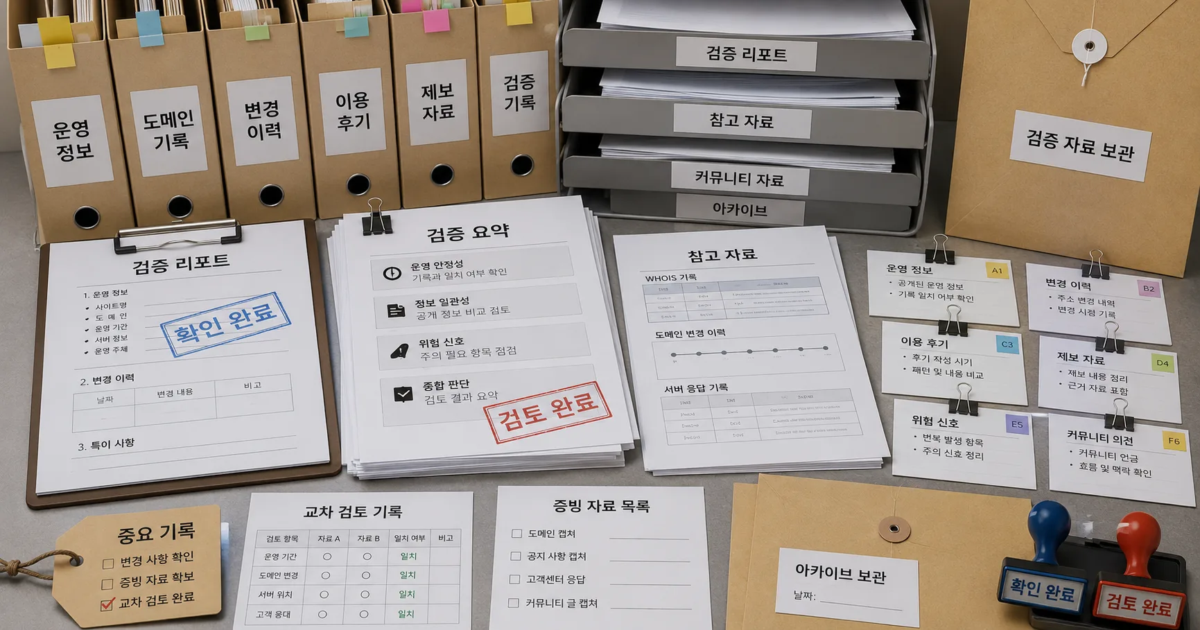 먹튀검증 FAQ 비교 기준과 주의사항을 정리한 정보 이미지