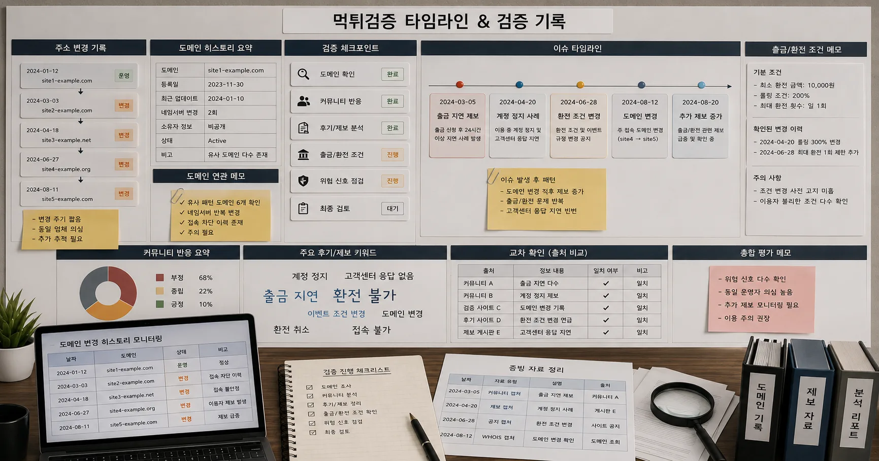 먹튀검증 주소 검증 먹튀 환전 출금 확인 흐름을 정리한 정보 이미지