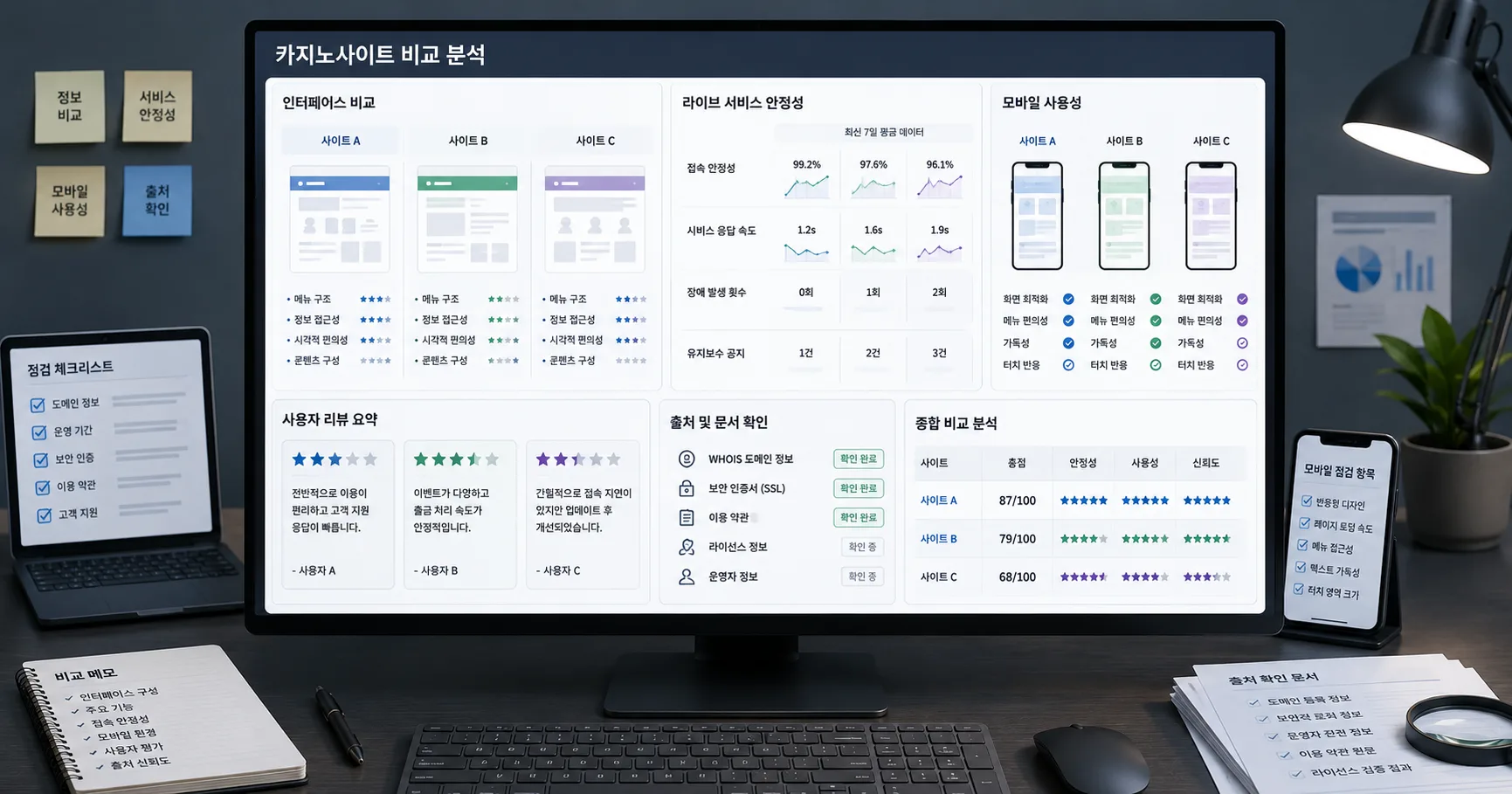 카지노사이트 후기 커뮤니티 반응과 이용 흐름을 정리한 정보 이미지