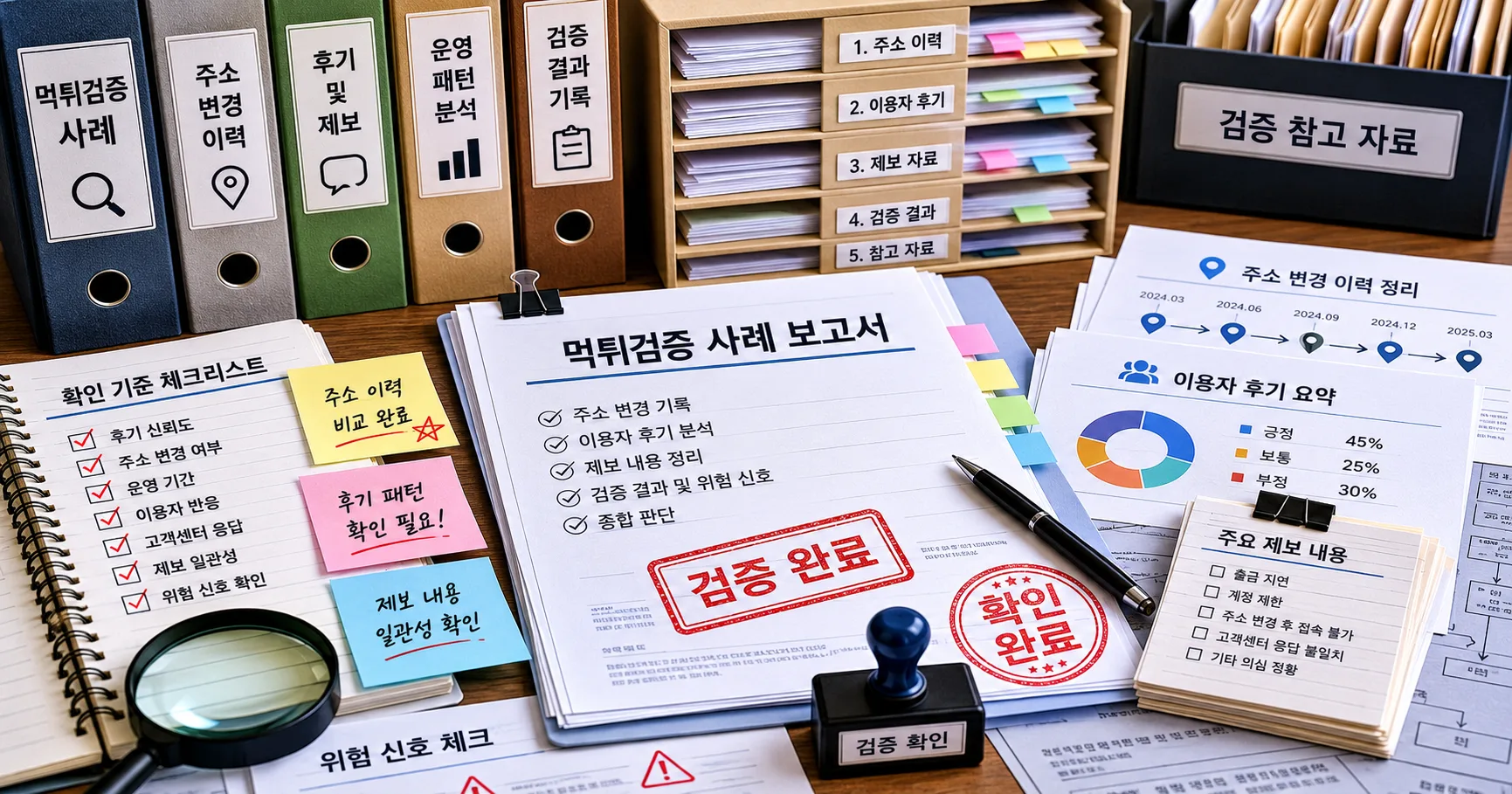 먹튀검증 사례 핵심 확인 흐름을 정리한 정보 이미지