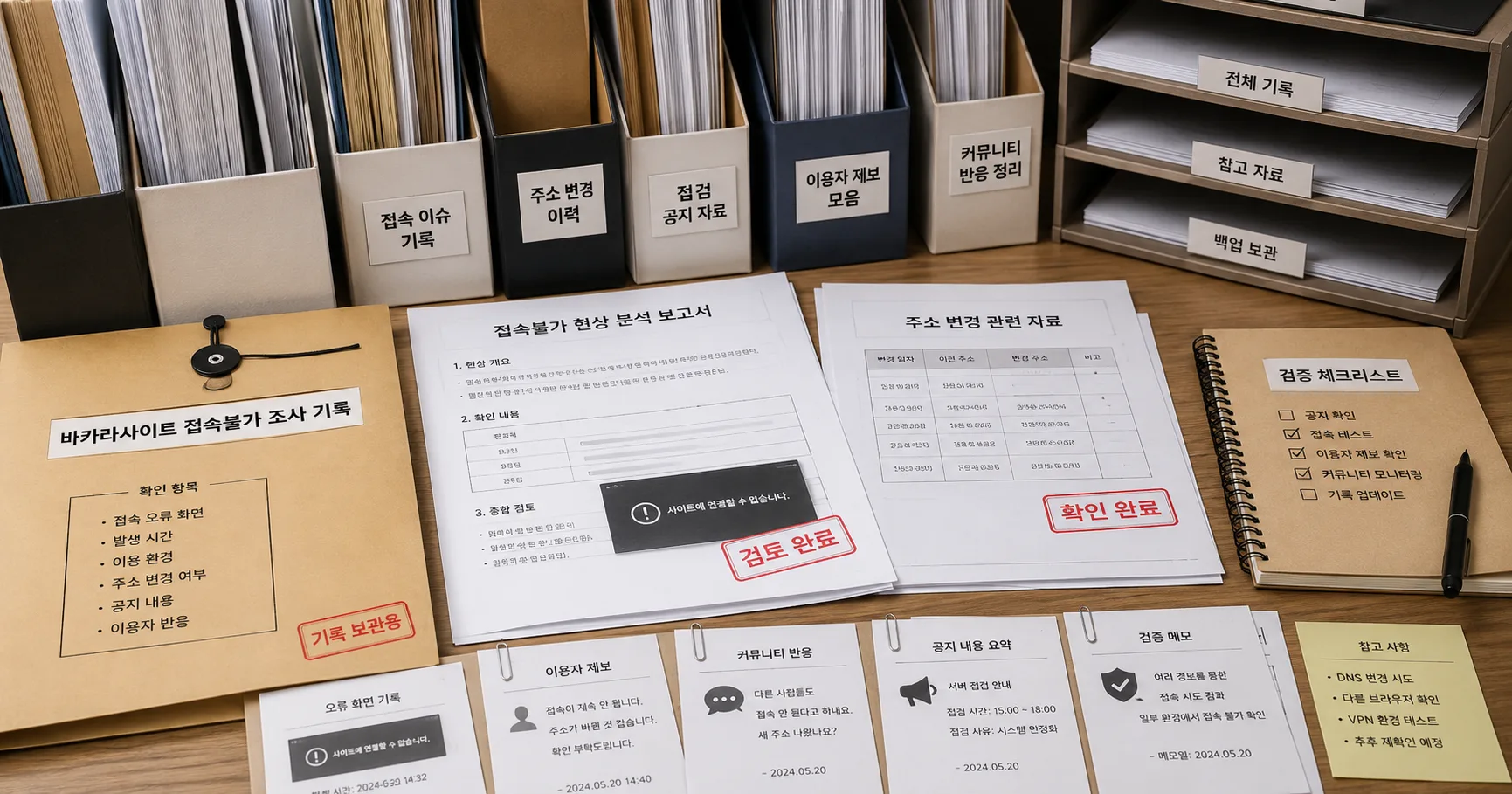 바카라사이트 접속불가 핵심 확인 흐름을 정리한 정보 이미지
