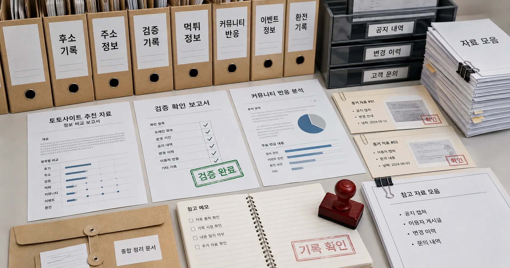 토토사이트 추천 핵심 확인 흐름을 정리한 정보 이미지