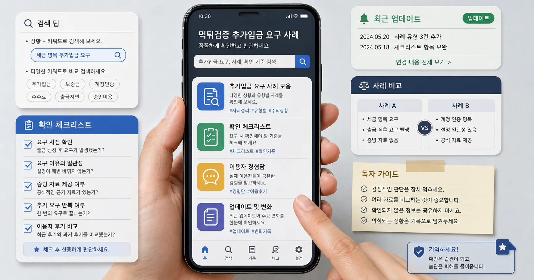 먹튀검증 추가입금 요구 사례 비교 기준과 주의사항을 정리한 정보 이미지