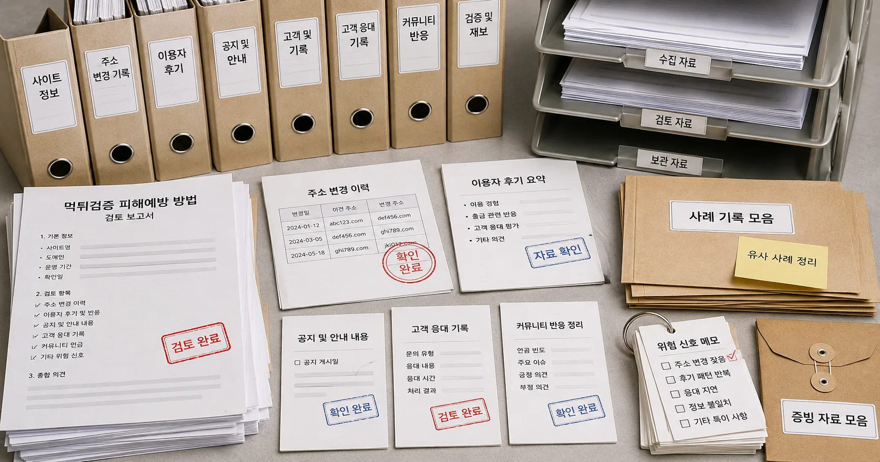 먹튀검증 피해예방 방법 비교 기준과 주의사항을 정리한 정보 이미지
