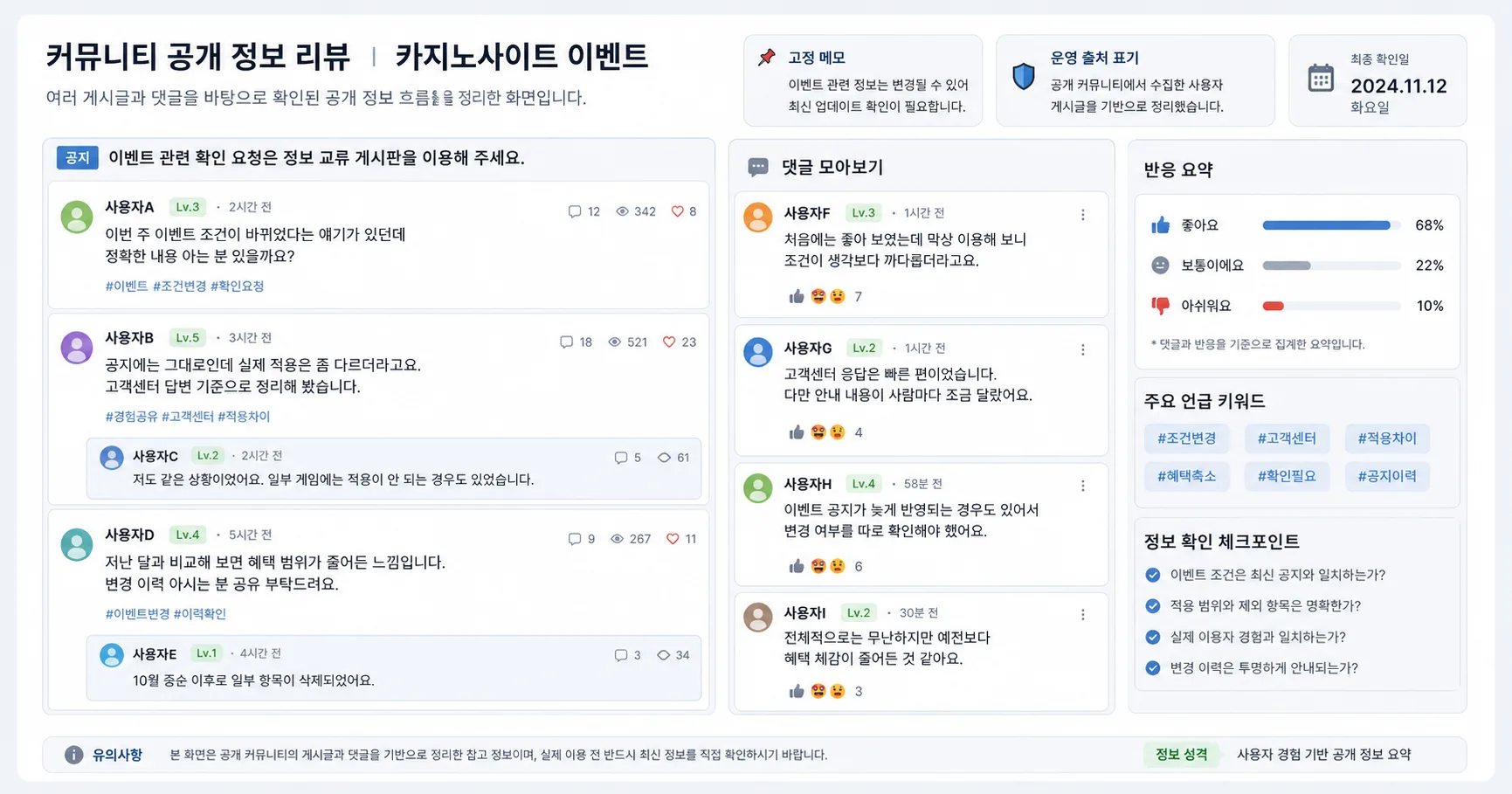 카지노사이트 이벤트 핵심 확인 흐름을 정리한 정보 이미지