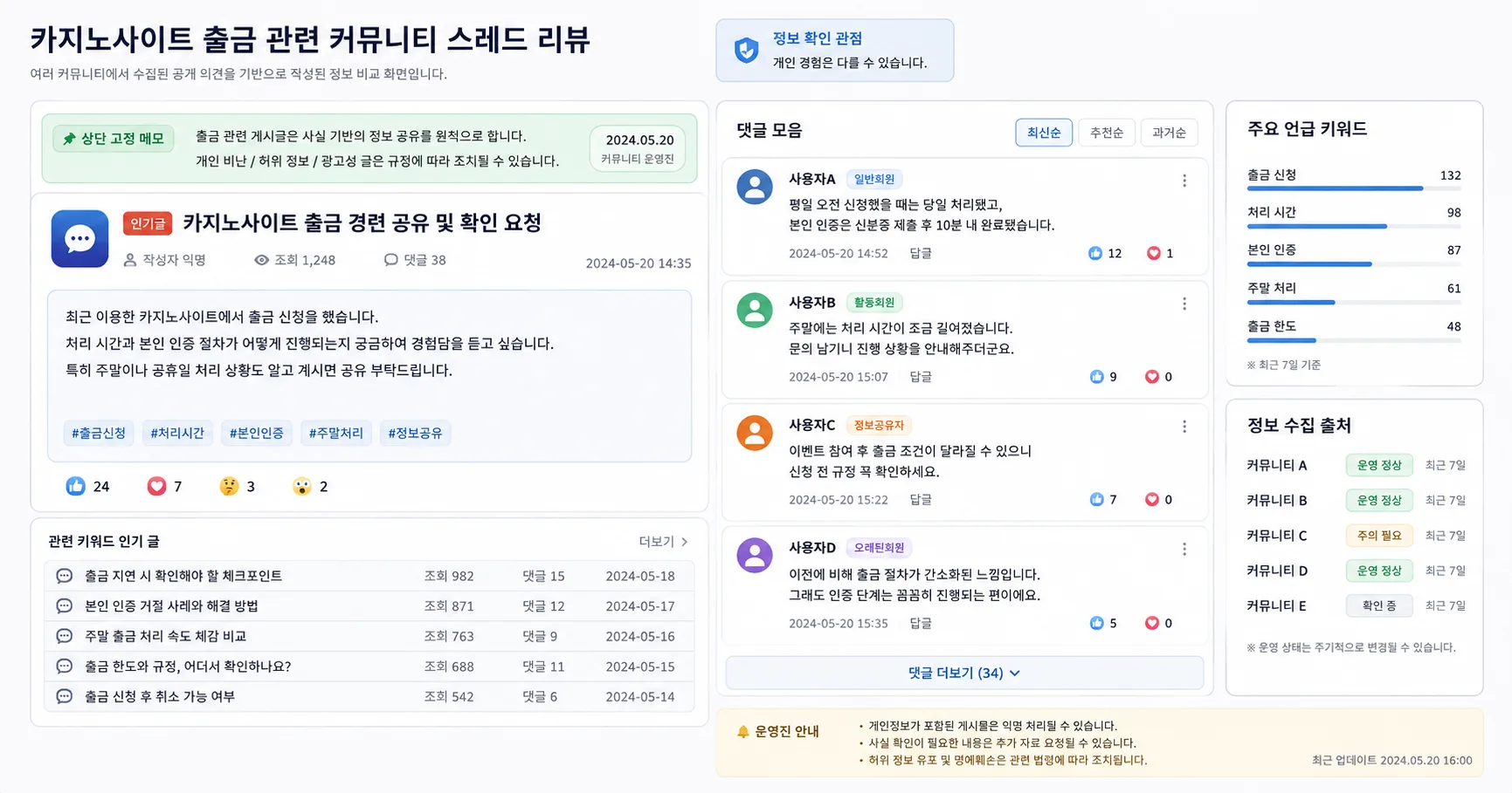 카지노사이트 출금 핵심 확인 흐름을 정리한 정보 이미지