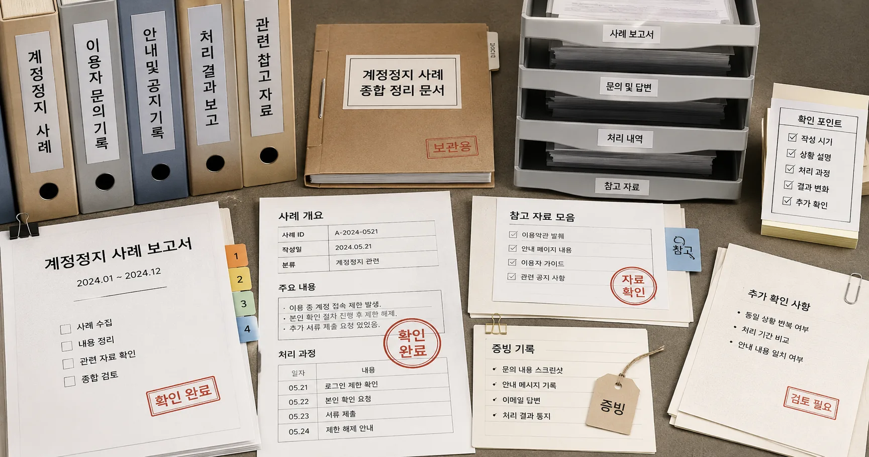 카지노사이트 계정정지 사례 비교 기준과 주의사항을 정리한 정보 이미지