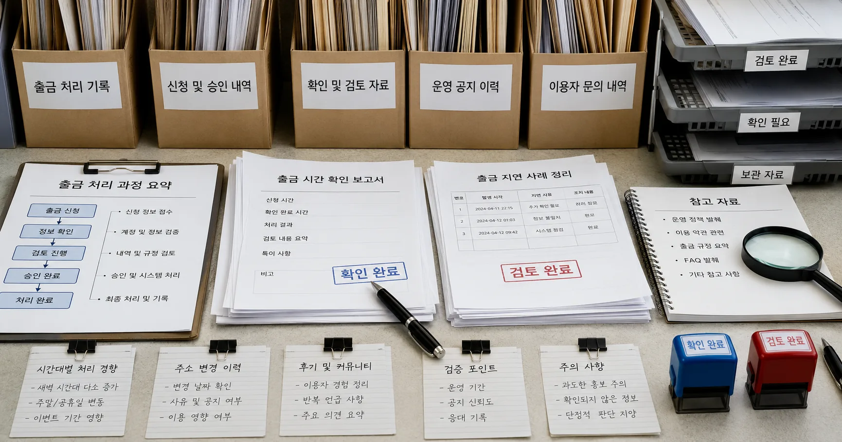 카지노사이트 출금 시간 핵심 확인 흐름을 정리한 정보 이미지