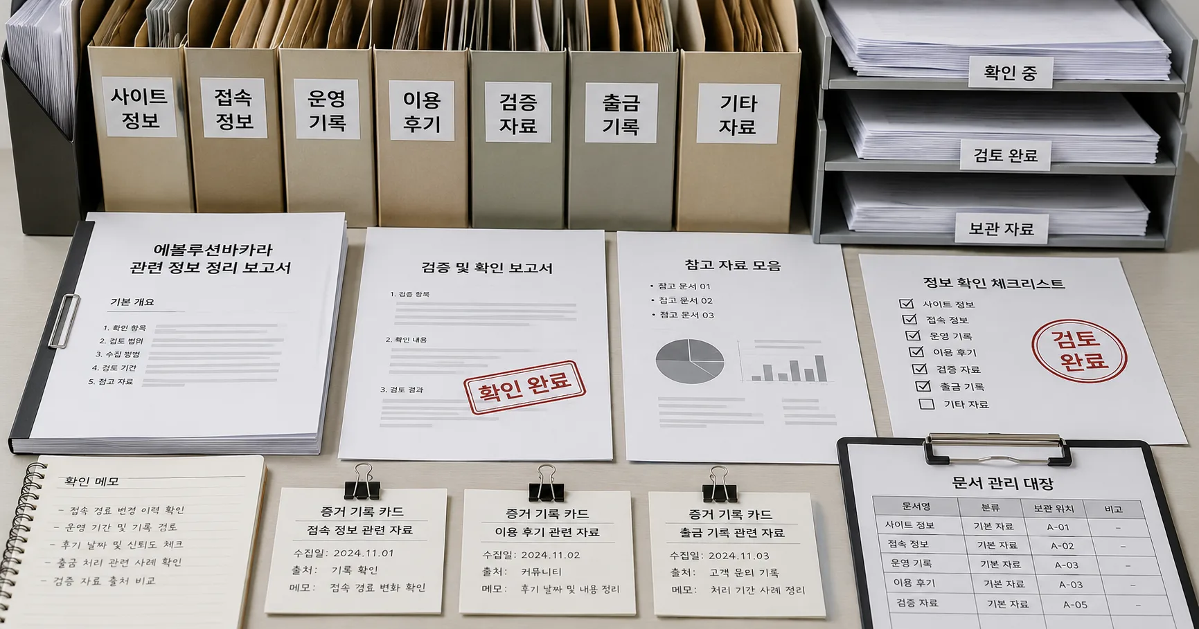 에볼루션바카라 핵심 확인 흐름을 정리한 정보 이미지