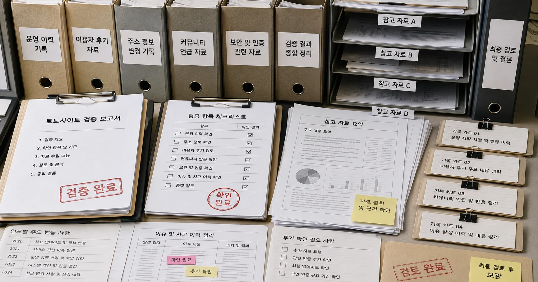 토토사이트 검증 핵심 확인 흐름을 정리한 정보 이미지