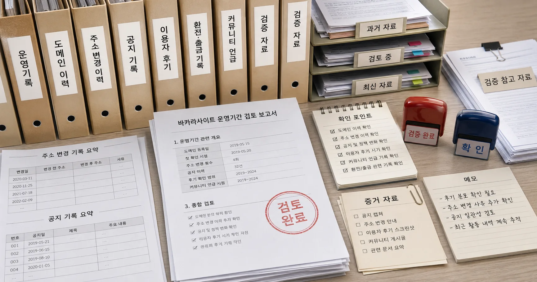 바카라사이트 운영기간 핵심 확인 흐름을 정리한 정보 이미지