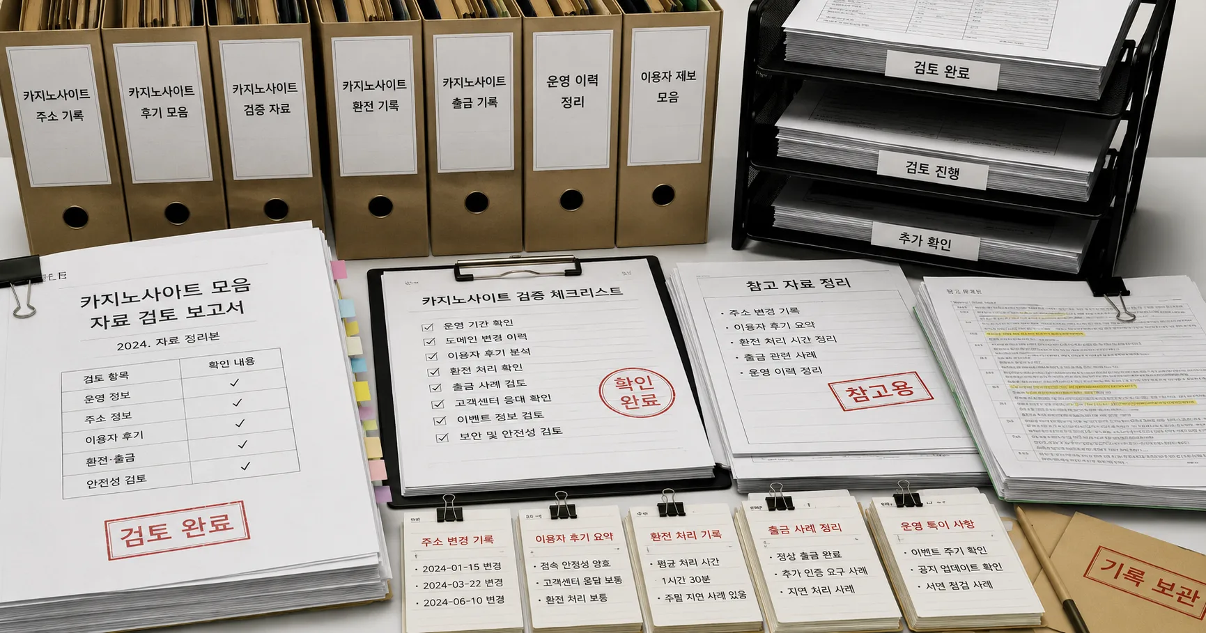 카지노사이트 모음 핵심 확인 흐름을 정리한 정보 이미지