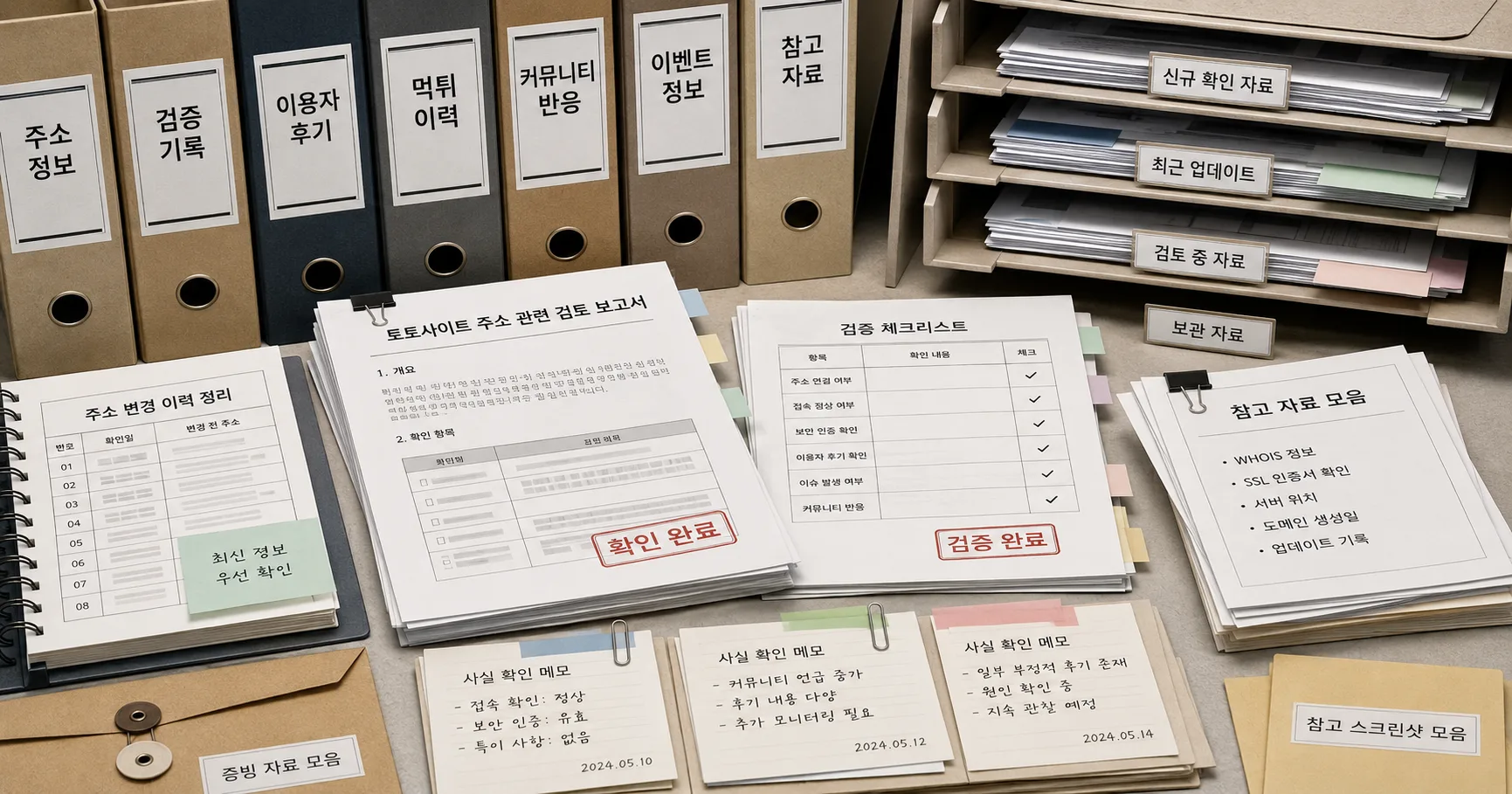 토토사이트 주소 핵심 확인 흐름을 정리한 정보 이미지