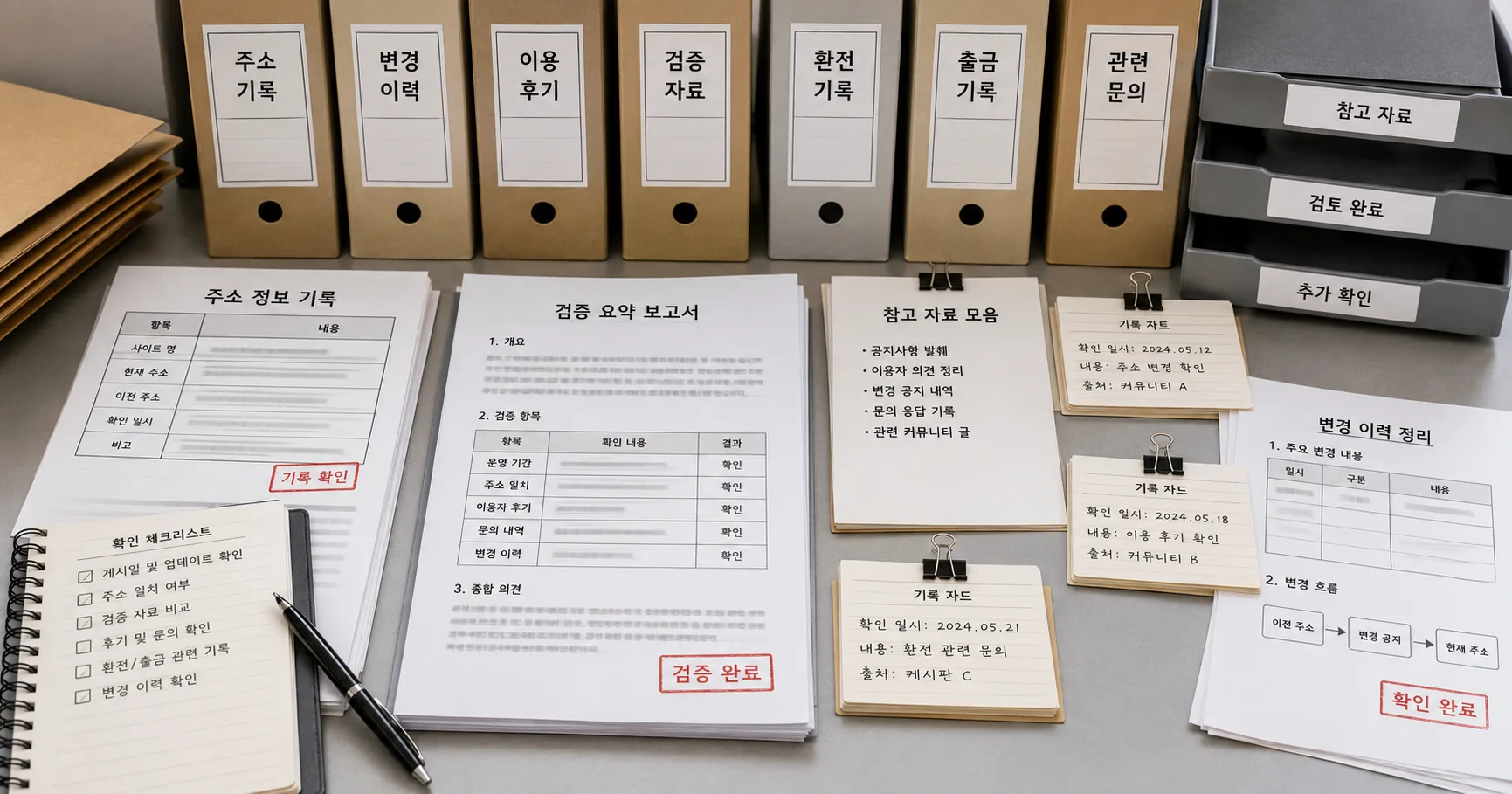 카지노사이트 주소 찾는방법 핵심 확인 흐름을 정리한 정보 이미지